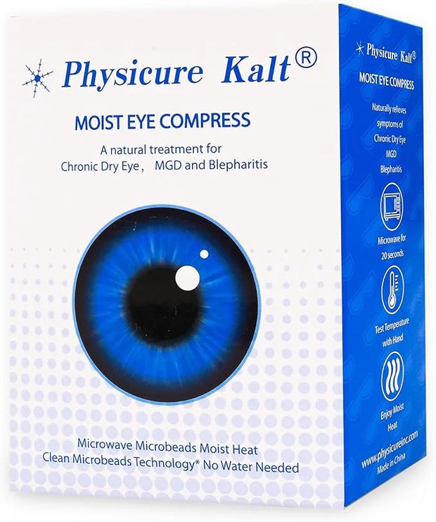 Heated Eye Mask | Moist Heat Compress Relief for Dry, Pink Eyes | Microwave Activated Therapy - Product Image
