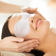 50 Sheets Disposable Eye Masks Non Woven, Cotton Paper Facial Eye Covers, DIY Clear Spa Cosmetic Paper Sheets for Skincare...