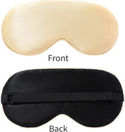 2-Pack 100% Real Natural Silk Eye Mask, Silk Sleeping Mask, Shade Puffy Eye Gift with Adjustable Straps, Sleep Eye Mask, S...