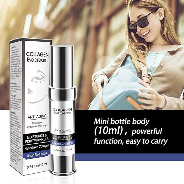 Eye Cream, Collagen Eye Stick,Under Eye Cream Anti Aging, Moisturizing Eye Balm Reduces Wrinkles Fine Lines Dark Circles, ...