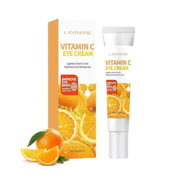 Vitamin C Eye Cream For Dark Circles, Under Eye Cream Anti Wrinkles For Reduce Puffiness And Bags Fine Lines, Wrinkles, Hy...