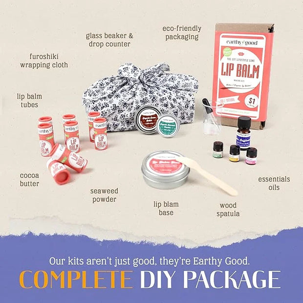 Earthy Good Organic DIY Lip Balm Naturals