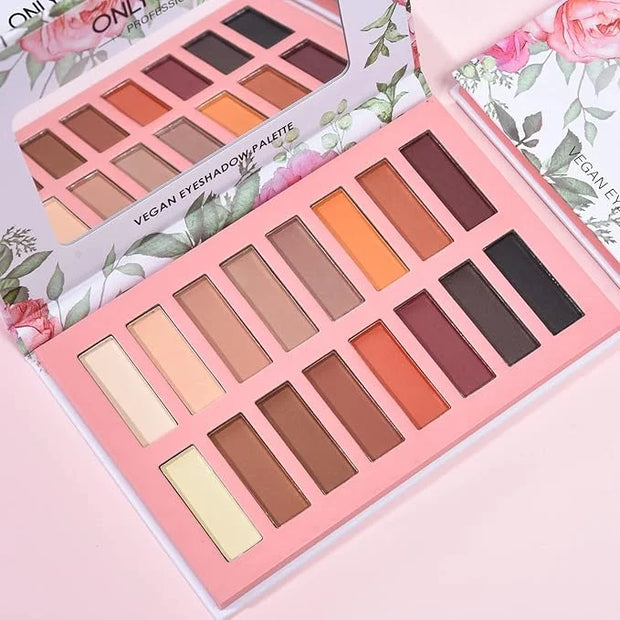 Vegan Eyeshadow Palette ONLYBETTER High Pigmented Brown Eyeshadow