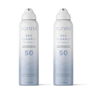 Sonrei Sea Clearly® Organic Mist Sunscreen | SPF 50, Broad Spectrum, Water-Resistant | Vegan, Non-Greasy | Ideal for Face ...