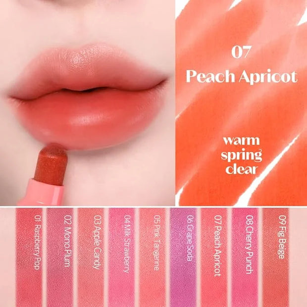 ETUDE Dear Darling Marker Tint #7 Peach Apricot (5g) | Hydrating & Long Lasting Lip Stain | High Pigmented Lip Maker with ...