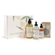 Herb’N Eden - Sensitive Skin Facial Kit - Cleanse, Mask, Tone, & Moisturize - Natural Ingredients & Essential Oils - Made ...