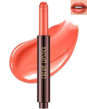 Hydrating Shimmer Lipstick,Moisturizing Jelly Lip Gloss,High Shine Dew Tinted Lipstick,Long Lasting Waterproof Tint Lip Ba...
