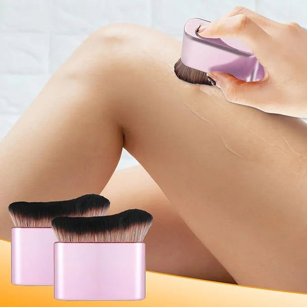2pcs Self Tanning Brushes, Soft Bristles Body Makeup Brush Liquid Foundation Self Tan Blending Brush Tanning Brush Applica...