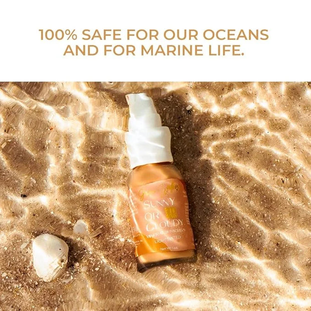 Jessica Wellness Mineral Sunscreen + Hydrating Serum with Broad Spectrum SPF 30 & Antioxidants, Oil-Free, Fragrance Free, ...