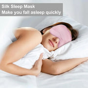 2 Pieces Silk Heated Eye Mask for Dry Eyes USB Steam Warm Compress for Puffy Eyes Adjustable Temp Sleep Eye Mask for Dry E...