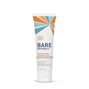 Bare Republic Tinted Mineral Sunscreen SPF 30 Sunblock Face Lotion, Sheer and Non-Greasy Finish, 1.7 Fl Oz