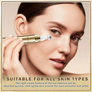 Eye Cream for Dark Circles Puffiness and Bags Eye Serum Eye Roller for Puffy Eyes Under Eye Cream for for Women Daily Skin...