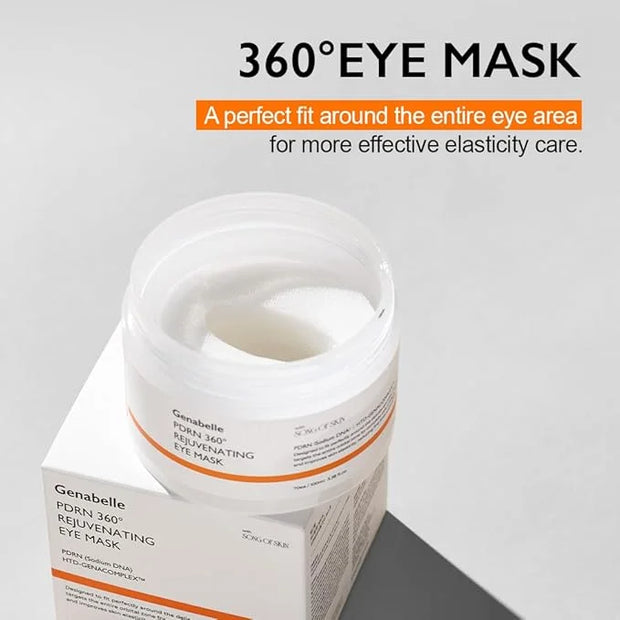 PDRN 360° Rejuvenating Eye Mask – Full Eye Area Care for Hydration, Firming & Elasticity with PDRN & Peptides – Targets Da...