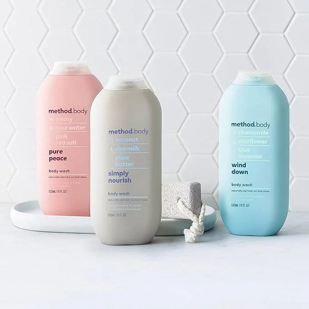 Method Body Wash, Wind Down, 18 oz, 6 pack, Packaging May Vary - Product Image