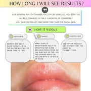 Potent brightening Lip Balm for dark