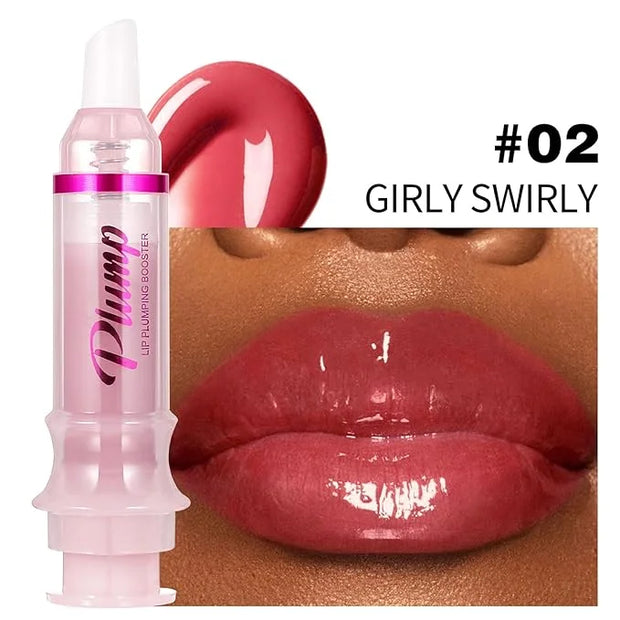 Erinde Lip Plumper Gloss, Natural Ginger Lip Plumping Booster Lip Plumping Oil, Ultra-Hydrating & Nourishing Plump Lip Plu...