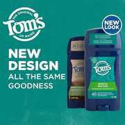 Tom's of Maine Long-Lasting Aluminum-Free Natural Deodorant for Men, North Woods, 2.8 oz. 3-Pack (Packaging May Vary) - Pr...