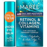MAREE Under Eye Balm Stick with Retinol & Ceramide Complex - Facial Moisturizer for Dark Circles & Wrinkles - Under Eye Br...