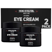 Viking Revolution Natural Eye Cream for Men - Anti Aging, Dark Circle, Under Eye Treatment - Men's Eye Moisturizer Wrinkle...