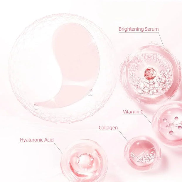 Under Eye Patches (30 Pairs), Eye Mask for Puffy Eyes, Dark Circles,Bags and Wrinkles with Collagen,Relieves Pressure and ...