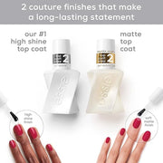 Essie Gel Couture Longwear Top Coat Duo Set, Glossy High Shine Chip-Resistant Gel-Like Top Coat, Gifts For Women And Men, ...