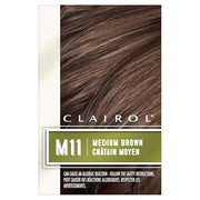 Clairol Natural Instincts Semi-Permanent Hair Dye for Men, M11 Medium Brown Hair Color, Pack of 3 - Product Image