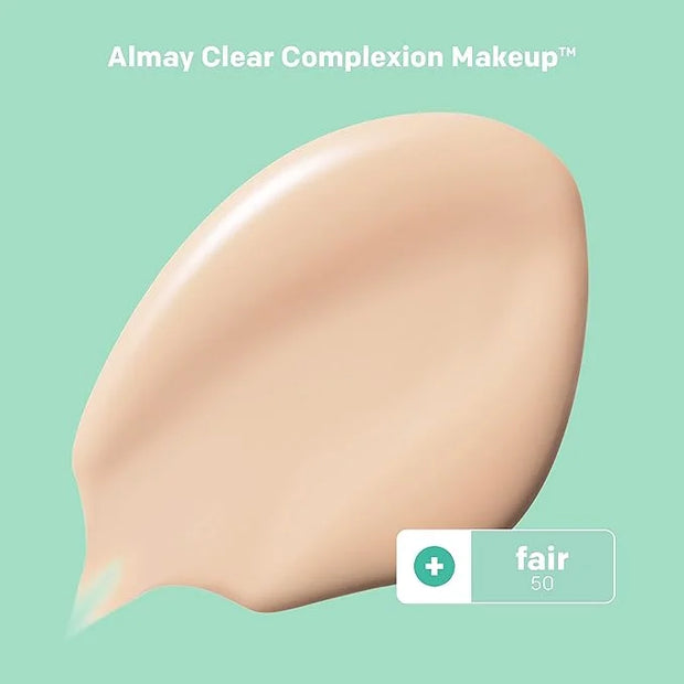 Almay Clear Complexion Acne & Blemish Spot Treatment Concealer Makeup with Salicylic Acid- Lightweight, Full Coverage, Hyp...