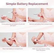 Finishing Touch Flawless Women's Painless Hair Remover, Blush/Rose Gold - Product Image