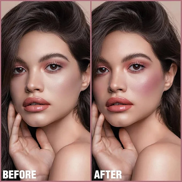 FOCALLURE Cream Blush Makeup,Buildable Blush Stick for Cheeks,Matte and Dewy Finish,Long Wearing,Easy Application,Lightwei...