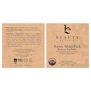USDA Organic Lip Balm - USA Made with Natural Ingredients, 4 Pack Multi Flavor Lips Moisturizer, Moisturizing Lip Care, Be...