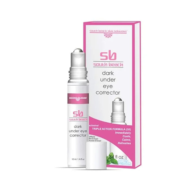 South Beach Dark Under Eye Corrector - Natural Salon Strength Anti Aging Under Eye Cream Treatment - Perfect for Tired Loo...
