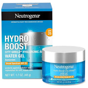 Neutrogena Hydro Boost Face Moisturizer with SPF 25, Hydrating Facial Sunscreen, Oil-Free and Non-Comedogenic Water Gel Fa...