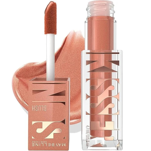 Maybelline Sunkisser Multi-Use Liquid Blush and Bronzer, Blendable, Longwear, Glowy Make Up, Shades On, 1 Count - Product ...