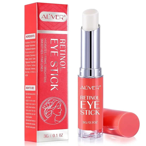 Retinol Eye Stick,Collagen Retinol Eye Cream for Dark Circles and Puffiness, Under Eye Cream Anti Aging, Eye Brightener St...