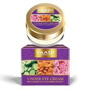 Vaadi herbals Natural Under Eye Cream - Almond Oil & Cucumber extract - Reduces the Appearance of Fine Lines and Wrinkles ...