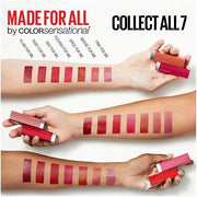 Maybelline Color Sensational Made for All Lipstick, Crisp Lip Color & Hydrating Formula, Pink For Me, Nude Pink, 1 Count -...