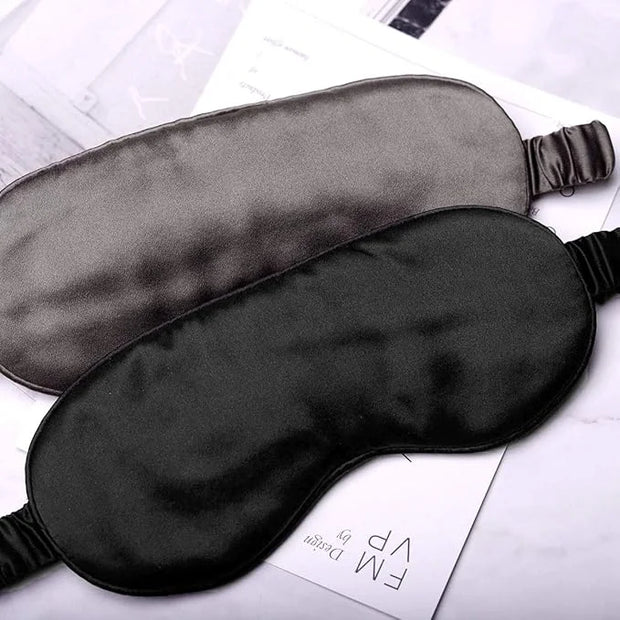 Silk Sleep Mask Light Blocking Luxury 100% Mulberry 19mm Silk Eye Mask Eye Cover Blindfold Ultra Soft Light & Comfy Anti A...