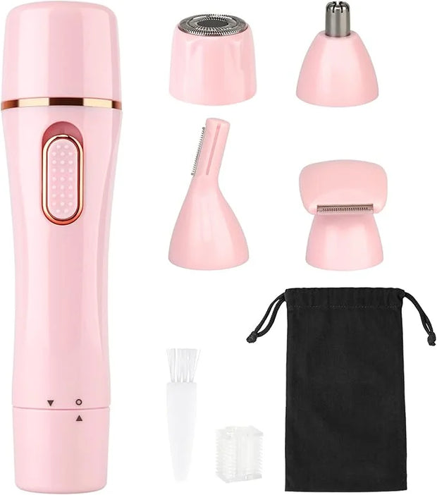 Trimmer Women, 4 in 1 Electric Razor for Women, Facial Shavers for Women, Portable Travel Womens Electric Razor for Face B...