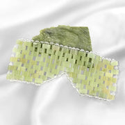 Jade Eye Mask, Facial Cooling Mask with 100% Real Jade for Hot & Cold Therapy to Reduce Wrinkles, Puffiness, Migraines, an...