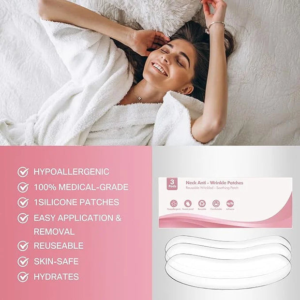 Reusable Wrinkle Patches 3 Pack - Silicone Fusion Treatment Forehead Patches for Brow Lift, Wrinkle Smoothers, Reduce Frow...