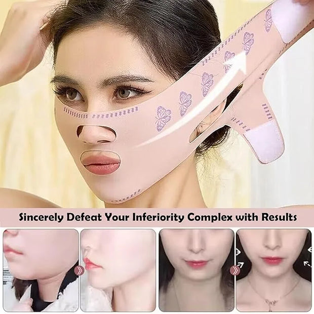 20 Pairs Lip Masks & Eye Masks,V- Face Lift Strap, 24K Gold Gel Crystal Collagen Eye Pads,Moisturizing Lip Mask Crystal Pa...
