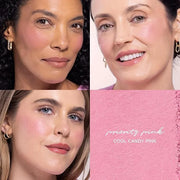 Wander Beauty Hydrating Powder Blush - Lightweight, Pink Blush Makeup with a Blurring, Satin Finish - Buildable Formula wi...