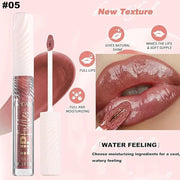 ﻿Rose Tan lip plumper gloss Tinted Glitter Lipgloss Lip Oil Teens Moisturizing Lipstick Lip Balm High Shine And Vegan Plum...