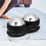 Jade Eye Mask, Facial Cooling Mask & Peanut Massage Roller Ball Cold - Double Ball Massage Tool for Reliefs Muscle Pain - ...