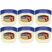 Vaseline Lip Therapy Cocoa Butter 6-Pack – Mini Lip Balms for Soft, Glowing Lips, 0.25 Oz Ea - Product Image