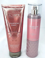 Bath and Body Works - Champagne Toast - Fine Fragrance Mist and Ultra Shea Body Cream - Full Size –2019 - Product Image