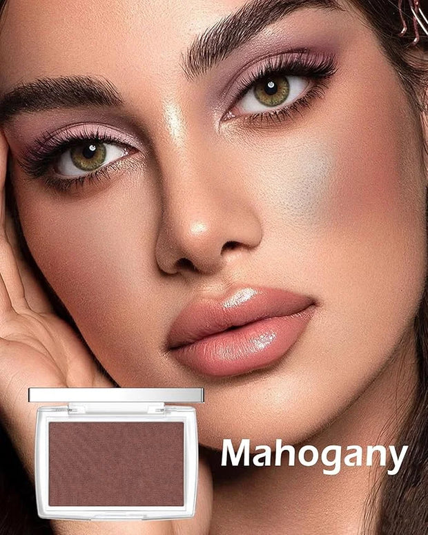Powder Blush Palette, Matte Powder Makeup Blush for Cheeks, Natural Glow Face Blush Contour Palette, Lightweight, Smooth, ...