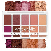 wet n wild Color Icon 10-Pan Eyeshadow Makeup Palette, Long Lasting, Shimmer, Metallic, Glittery, Matte, Rich Smooth Pigme...