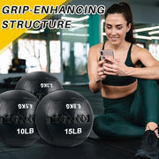 3 Pcs Soft Wall Ball Medicine Ball Set 5, 10 10 and 15 Lbs - Product Image