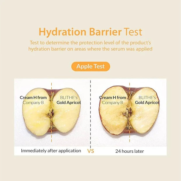 BLITHE Pressed Serum Gold Apricot Glass Skin Korean Skincare Moisturizer/Serum - Niacinamide Serum for Natural Glow & Radi...